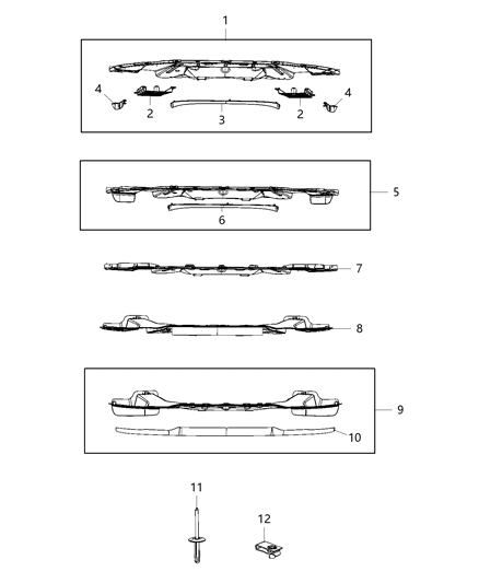 2020 Dodge Charger Shield-Front Fender Diagram for 68442249AB