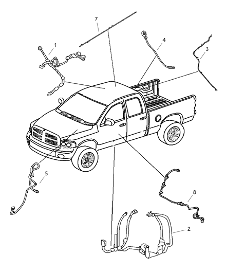 2009 Dodge Ram 3500 Cab Chassis Wiring Body Diagram
