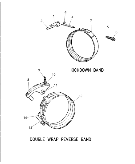 1997 Dodge Ram 1500 Bands Diagram