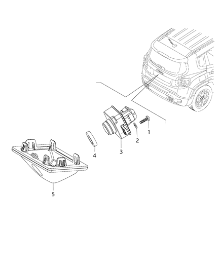 2020 Jeep Renegade Rear View Camera Diagram