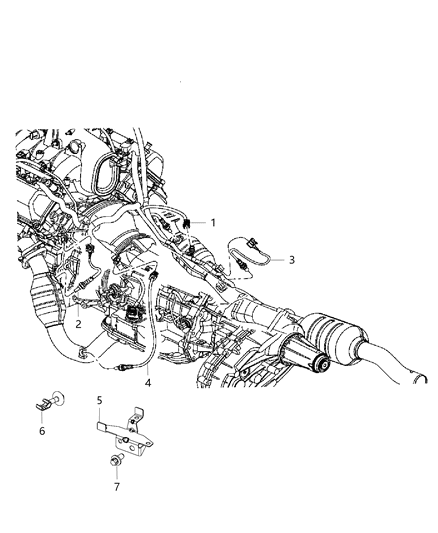 2013 Ram 1500 Oxygen Sensors Diagram