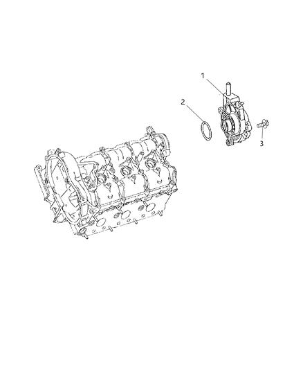 2008 Dodge Sprinter 2500 O Ring Diagram for 68028233AA