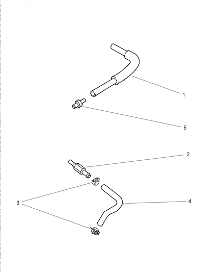 1998 Chrysler Sebring Convertible Crankcase Ventilation Diagram 1