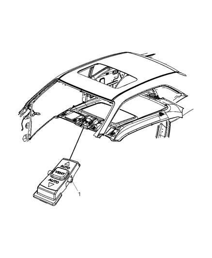 2008 Dodge Challenger Switches Body Diagram