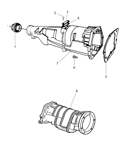 1998 Jeep Grand Cherokee Extension Diagram