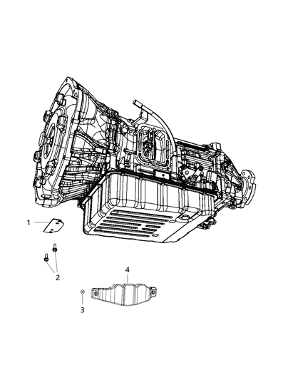 2020 Ram 3500 Cover-Transmission Dust Diagram for 53034118AA