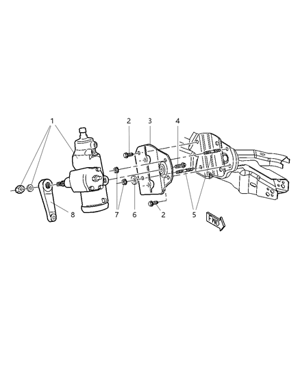 2001 Dodge Ram Van Steering Gear Diagram