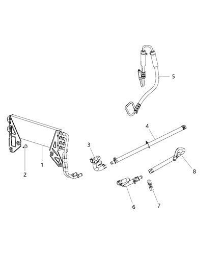 2017 Ram 2500 Power Steering Hose Diagram 3