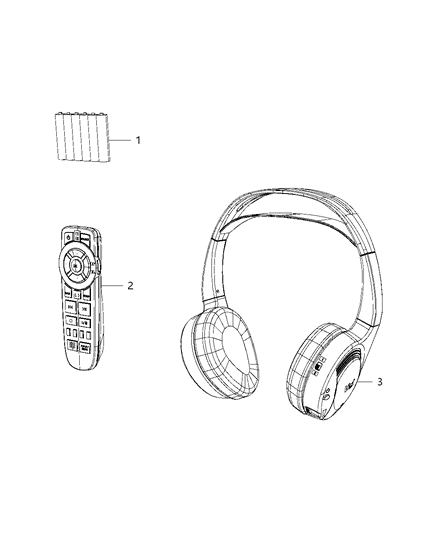 2019 Jeep Grand Cherokee Kit, Dual Channel Audio Diagram