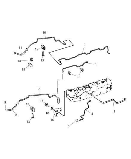 2007 Dodge Sprinter 3500 Retainer Diagram for 68013508AA