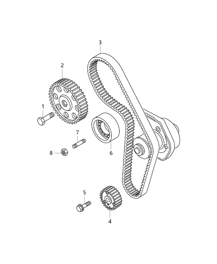 2015 Jeep Renegade Gear-CAMSHAFT Diagram for 4892696AA