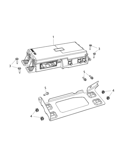 2020 Jeep Gladiator Telecommunication System Diagram