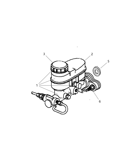 2000 Dodge Neon Master Cylinder Diagram