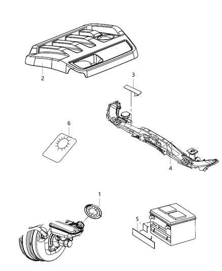 2012 Dodge Avenger Engine Compartment Diagram