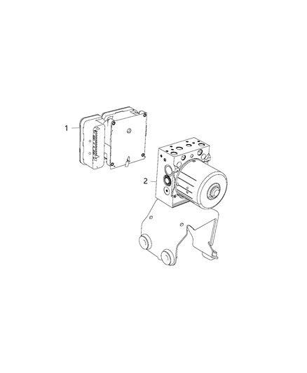 2020 Ram 1500 Classic Hydraulic Control Unit Diagram