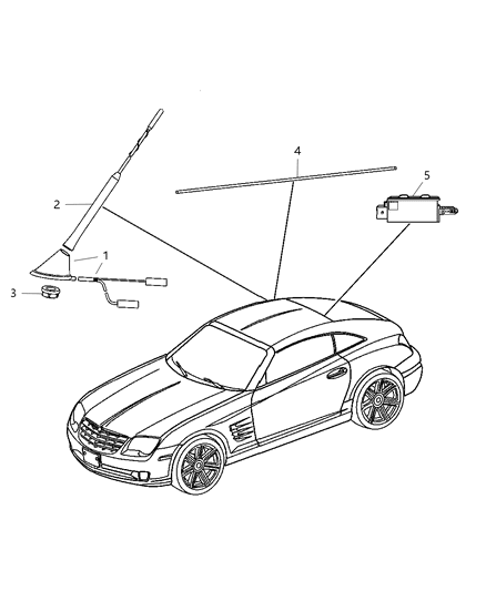 2004 Chrysler Crossfire Antenna Diagram