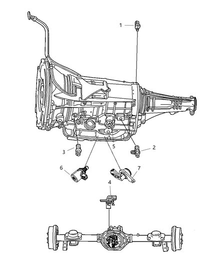 2007 Jeep Liberty Sensor (Drive Train) Diagram