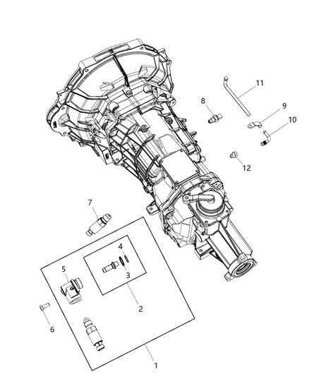 2013 Dodge Viper Sensors, Switches And Vents Diagram