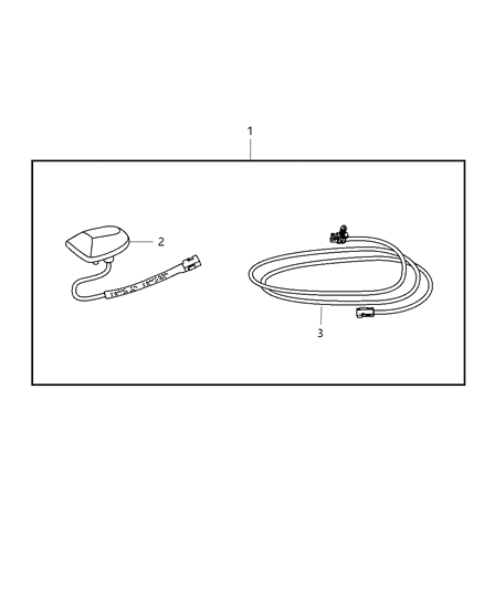 2010 Dodge Charger Install Kit - Satellite Receiver Diagram