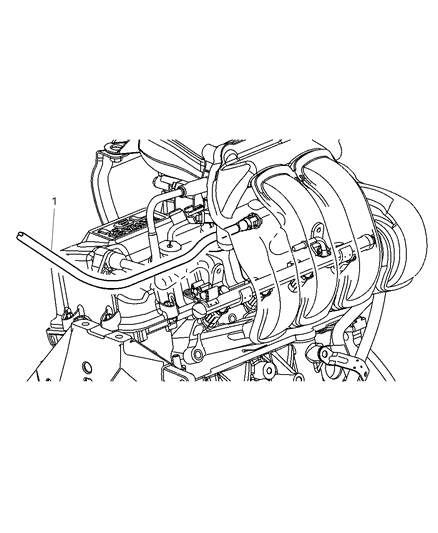 2004 Chrysler PT Cruiser Fuel Lines, Front Diagram 2