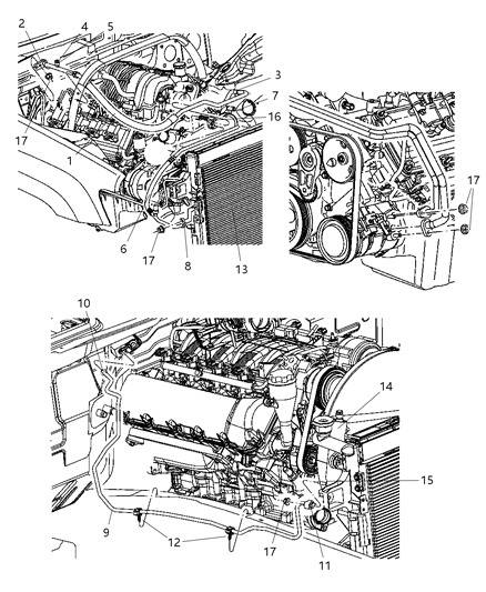 2010 Jeep Grand Cherokee Line-A/C Discharge Diagram for 55116712AG