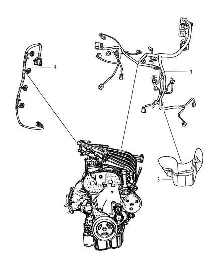 2008 Chrysler PT Cruiser Wiring - Engine Diagram 1