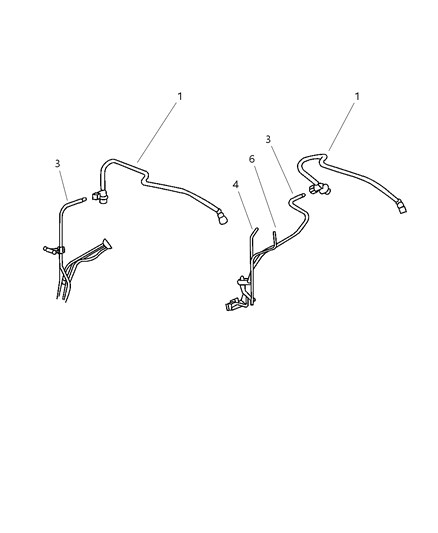 2003 Chrysler PT Cruiser Fuel Line Diagram