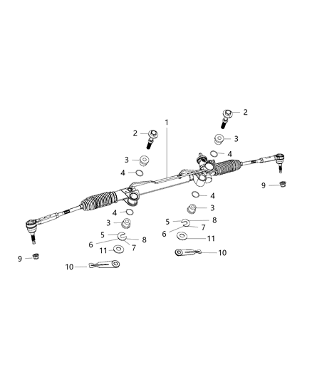 2017 Dodge Viper Washer-Flat Round Diagram for 6512197AA