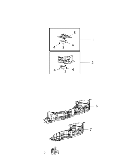 2019 Jeep Wrangler Fuel Tank Skid Plate Diagram