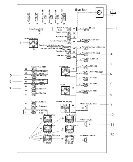 2011 Dodge Charger Power Distribution Center Diagram