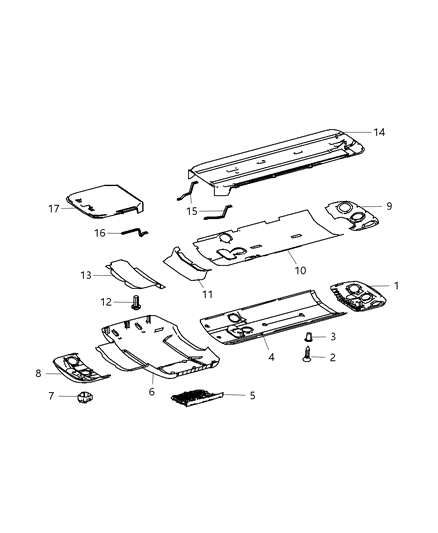 2007 Dodge Sprinter 2500 Bushing Diagram for 68012814AA