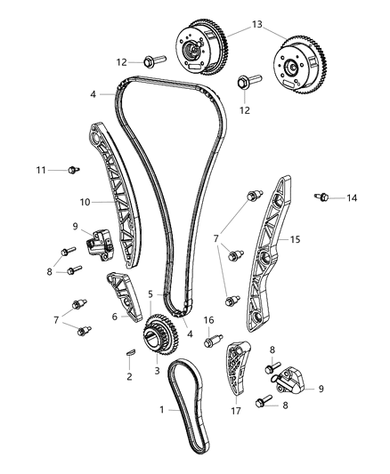 2012 Dodge Caliber Timing System Diagram 6