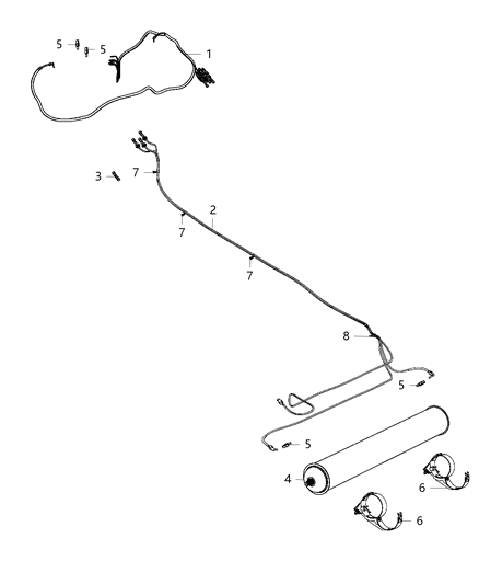 2021 Jeep Grand Cherokee Line Diagram for 4877809AE