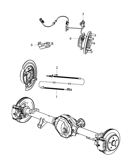 2015 Ram 1500 Sensors - Brake Diagram