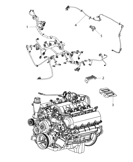 2014 Ram 3500 Wiring-Jumper Diagram for 68257654AA