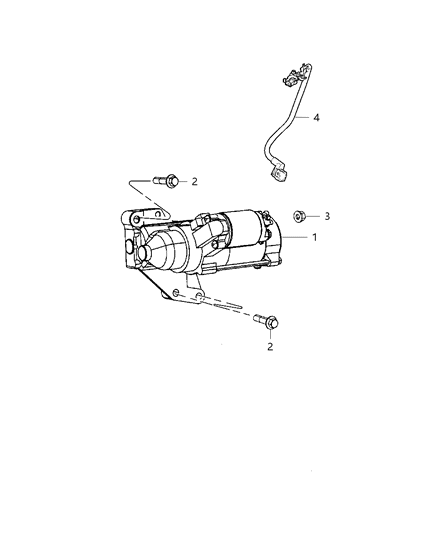 2007 Dodge Caliber Starter Diagram 2