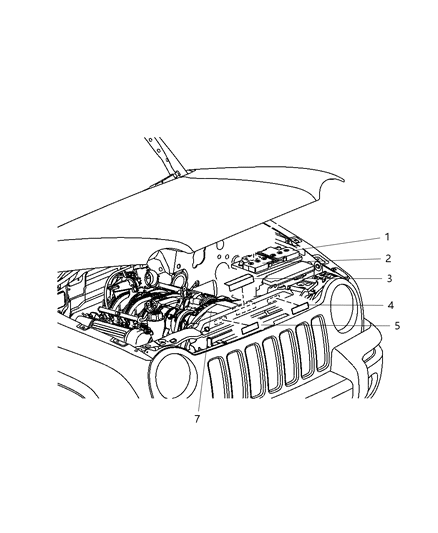 2006 Jeep Liberty Label-Emission Diagram for 52129422AA