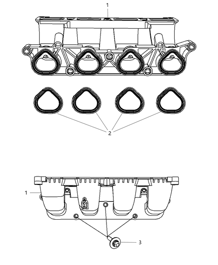 2009 Chrysler PT Cruiser Intake Manifold Diagram 5