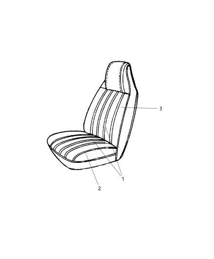 1997 Dodge Ram Van Front Seat Diagram 2