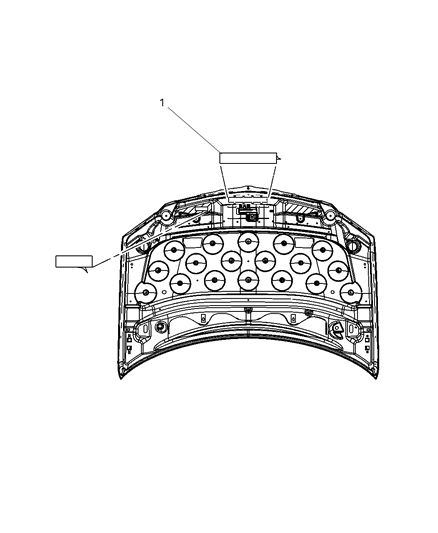 2008 Chrysler Pacifica Label-Emission Diagram for 5273857AA