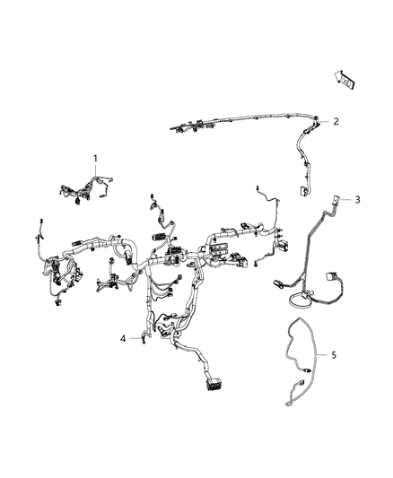 2017 Chrysler 200 Cover-Connector Diagram for 68295521AA