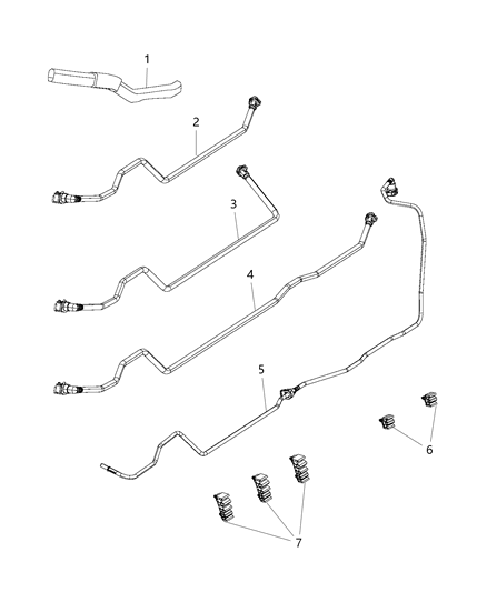 2019 Ram 1500 Fuel Line Chassis Diagram 2