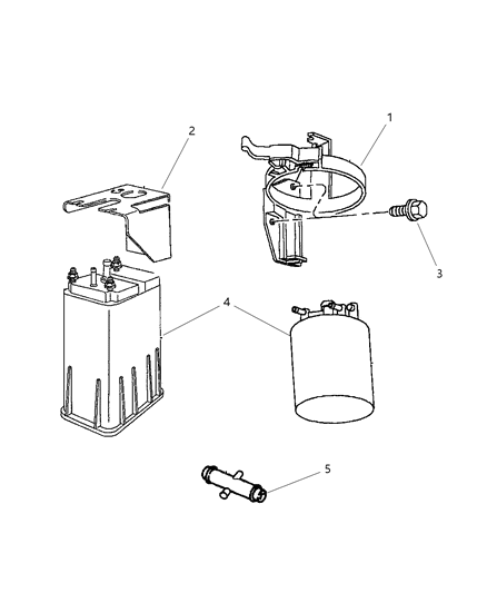 1997 Dodge Neon Vapor Canister Diagram