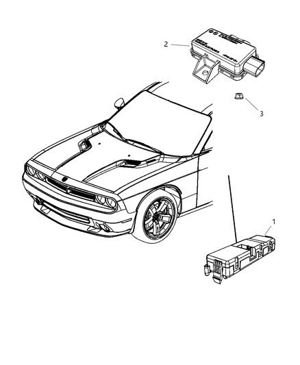 2008 Dodge Challenger Modules Diagram