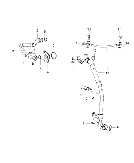 2015 Ram 3500 EGR Cooling System Diagram 2