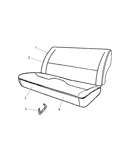 1997 Dodge Neon Rear Seats Diagram