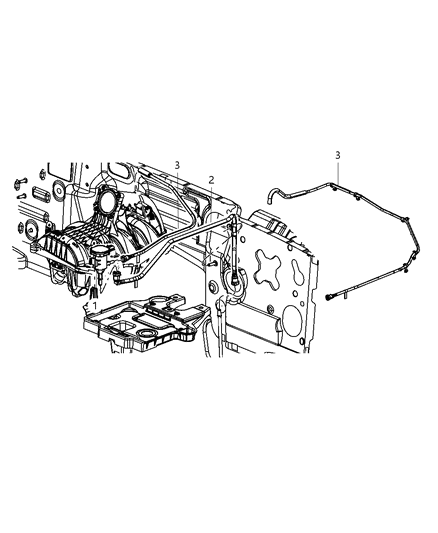 2009 Dodge Nitro Harness-Vapor PURGE Diagram for 52125201AD