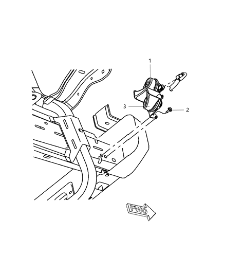 2015 Dodge Durango Horns Diagram
