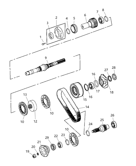 2004 Jeep Grand Cherokee Gear Train Diagram 1