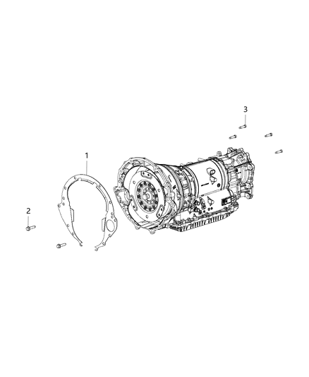 2018 Dodge Durango Mounting Bolts Diagram 3